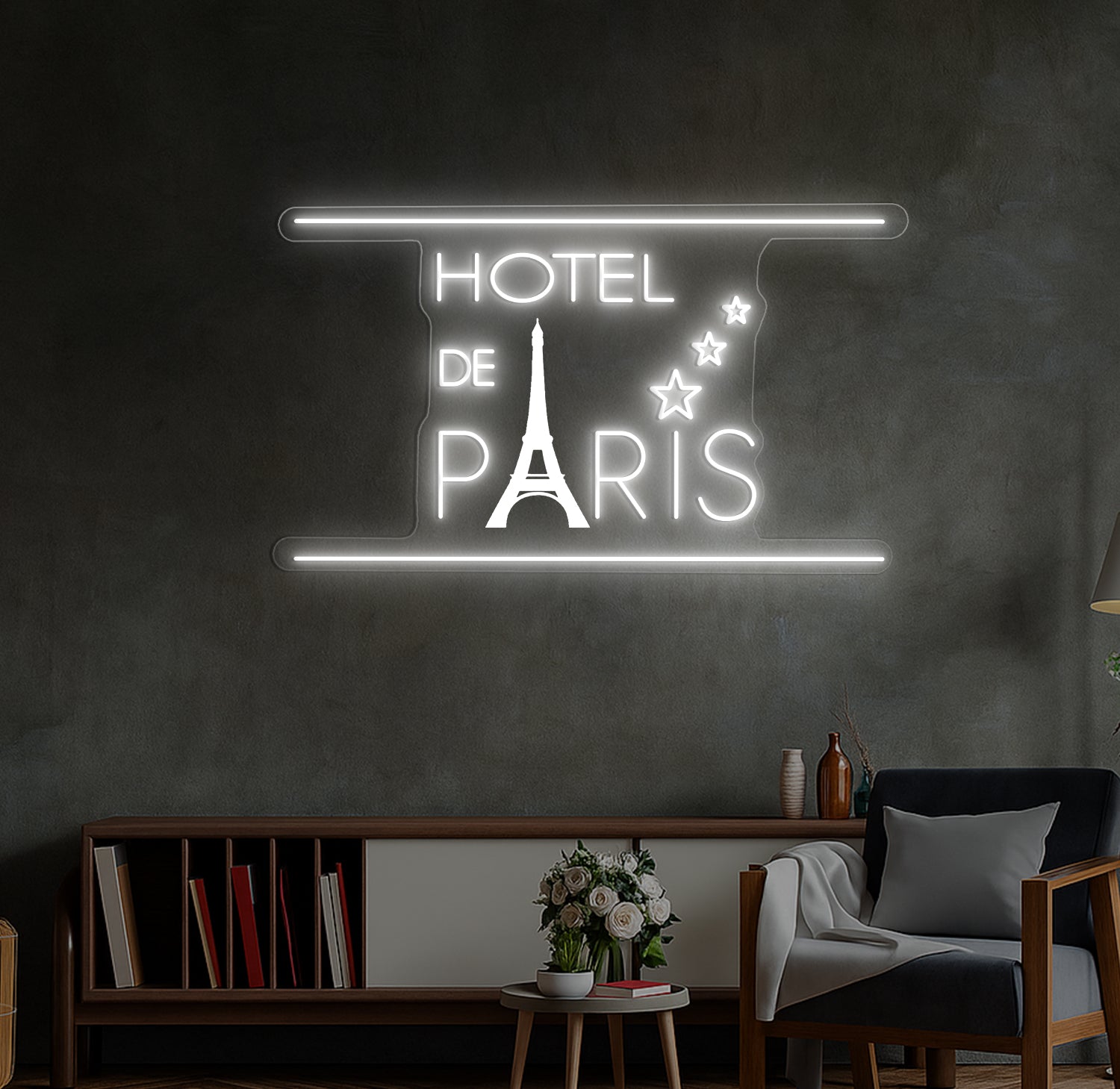 Custom LED Neon Sign for Hotel De Paris