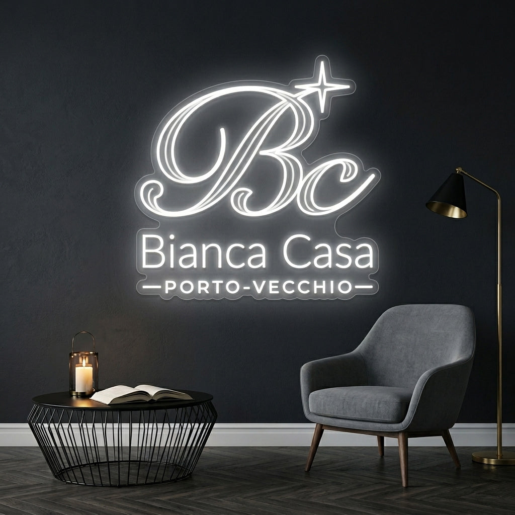 Personnalisation Enseigne LED Néon -Bianca Casa