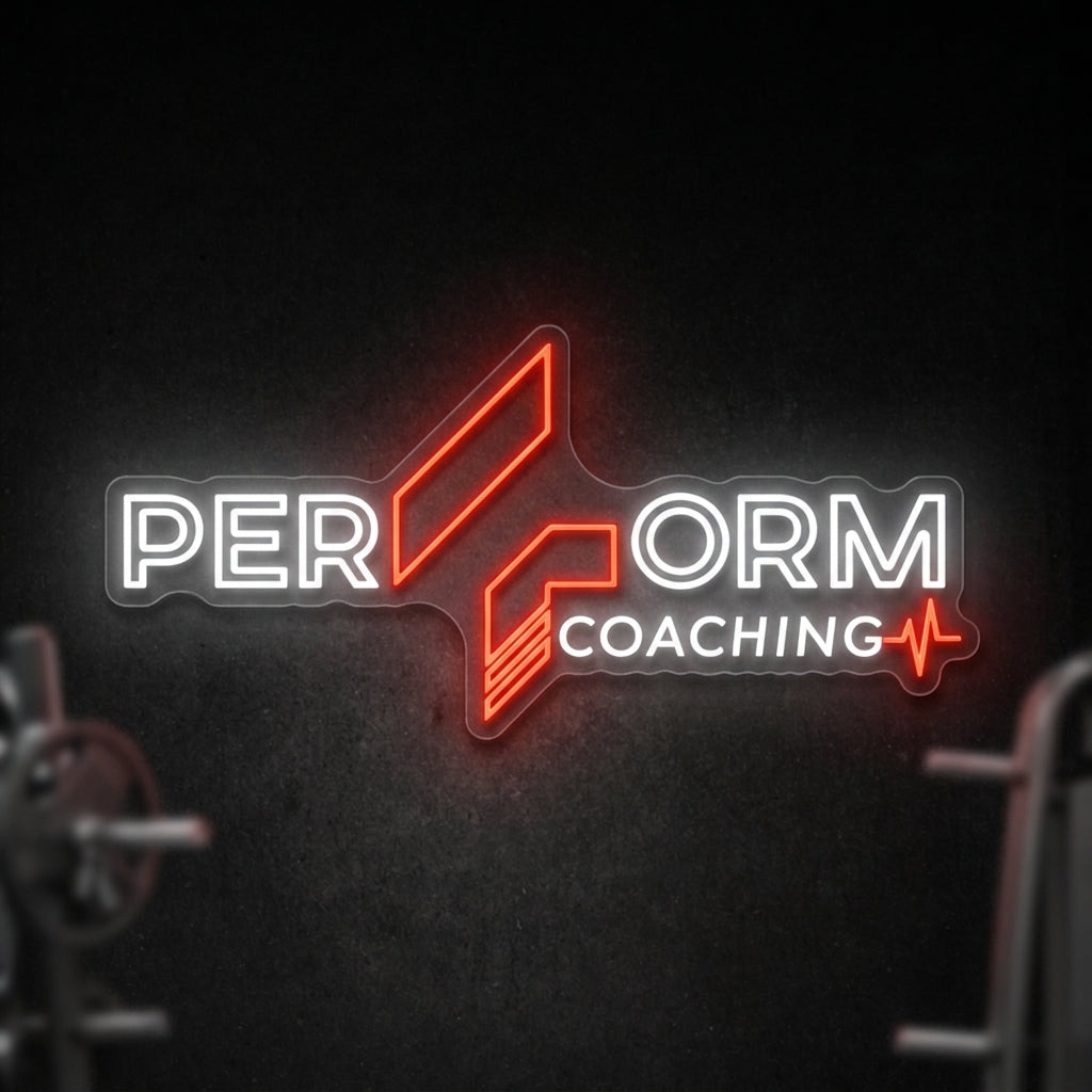 Perform Coaching - Enseigne néon LED personnalisé