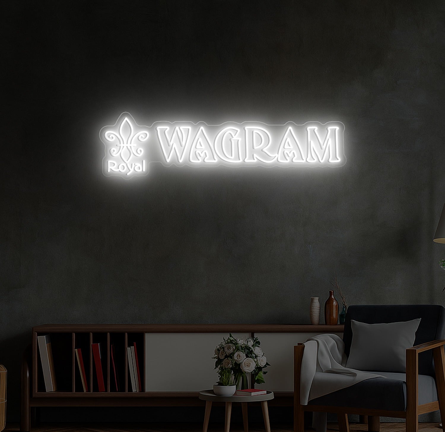 Custom LED Neon Sign for the Royal Wagram Hotel