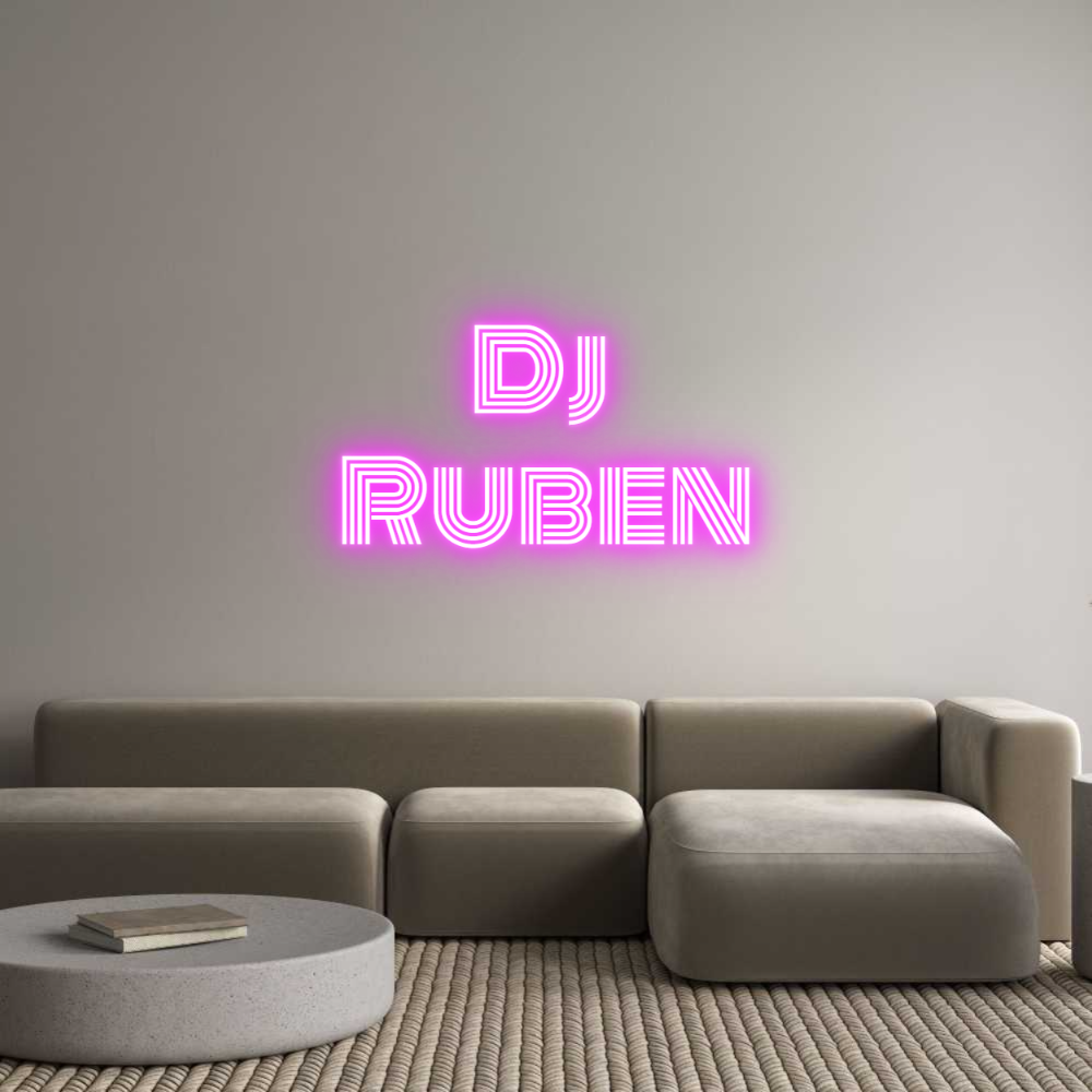 Néon Personnalisé Dj 
Ruben