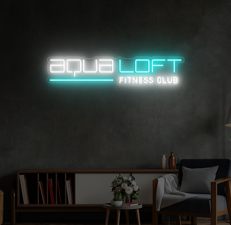 Custom LED Neon Sign for Aqualoft Fitness