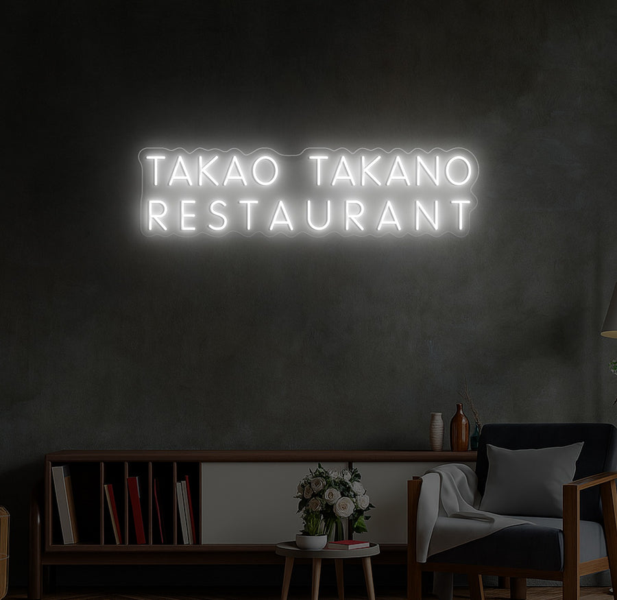 Custom Takao Takano LED Neon Sign