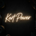 Kart Power - Enseigne néon LED personnalisé