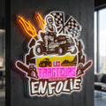 Les officiels 83 - Enseigne néon LED personnalisé