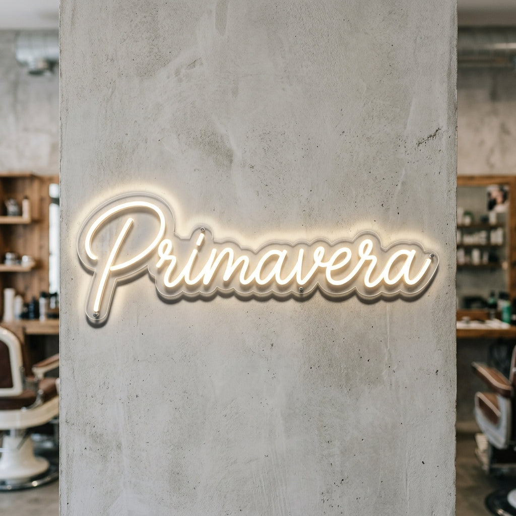 Primavera - Enseigne néon LED personnalisé