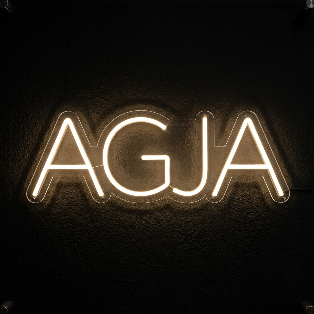 AGJA - Enseigne néon LED personnalisé