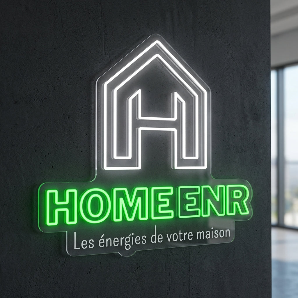 Enseigne néon LED personnalisée · Réf. 816