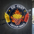 FRITERIE MARSEILLE - Enseigne néon LED personnalisé