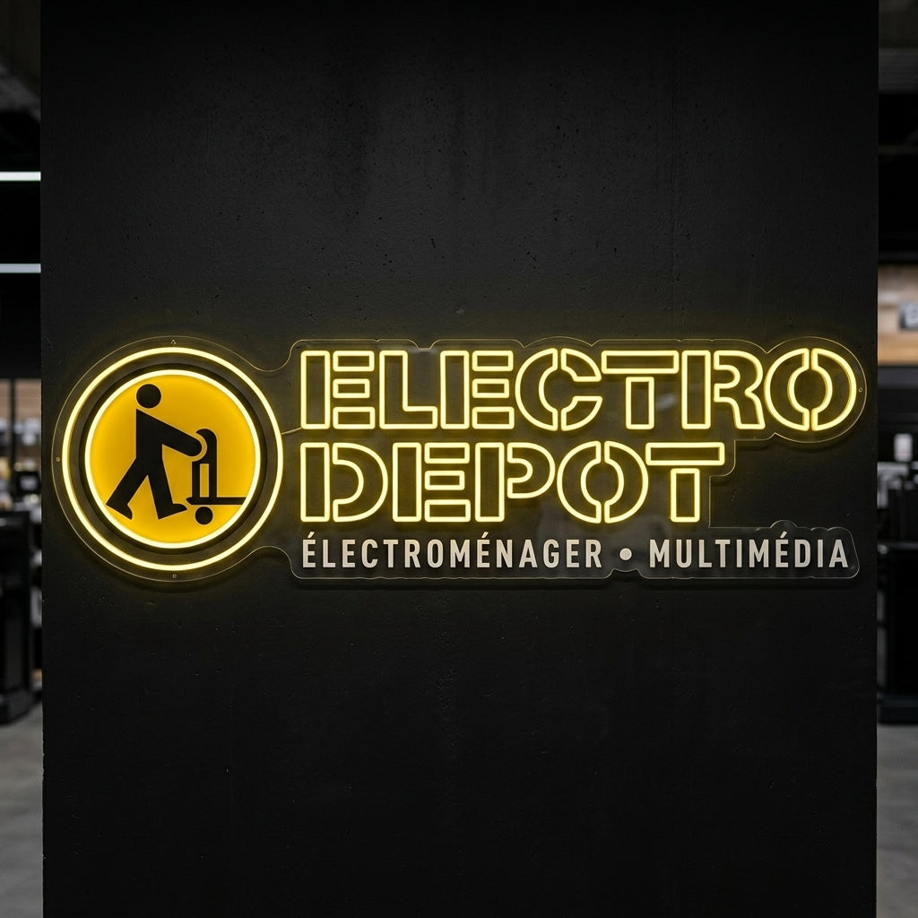 ELECTRO DEPOT - Enseigne néon LED personnalisé