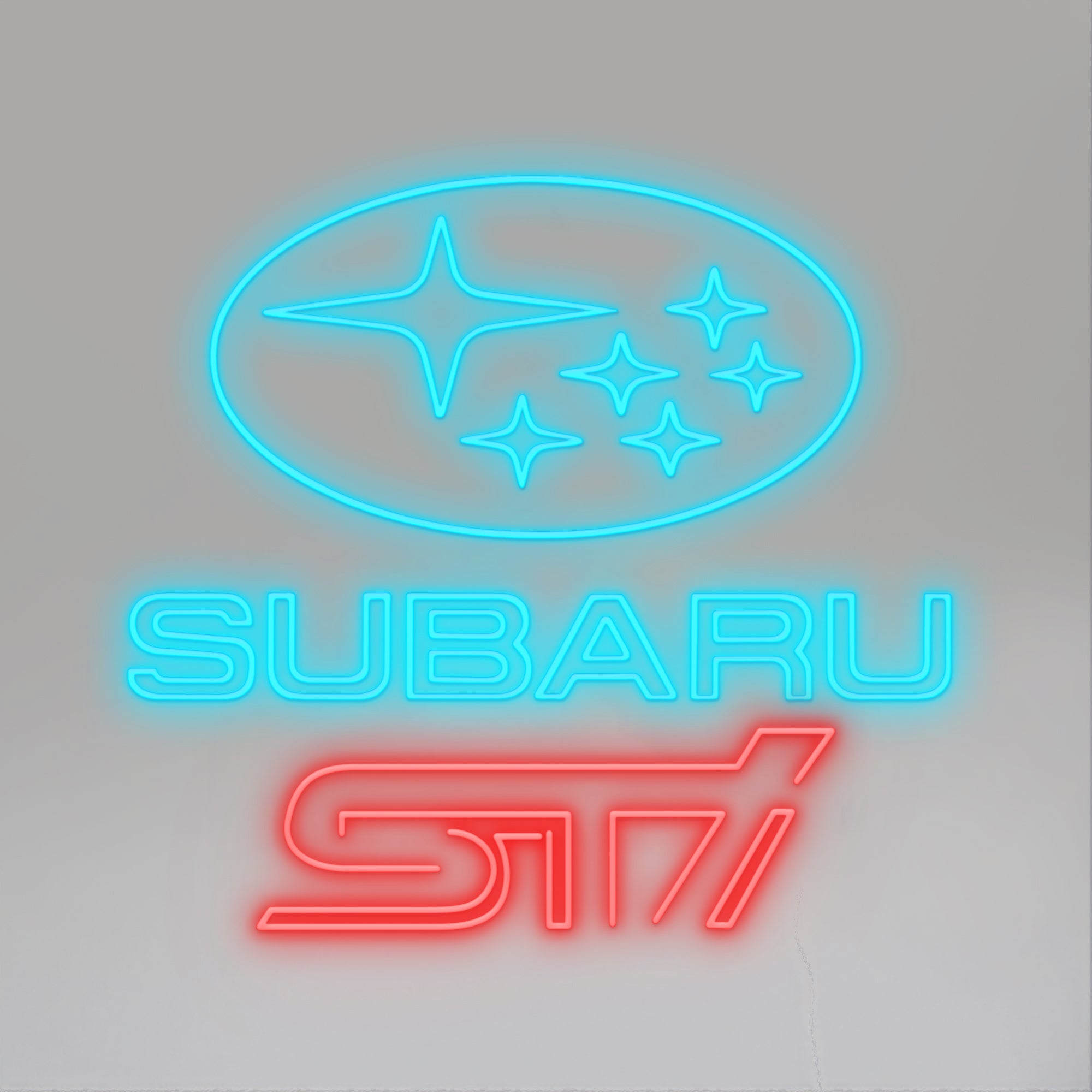 Néon Subaru STI
