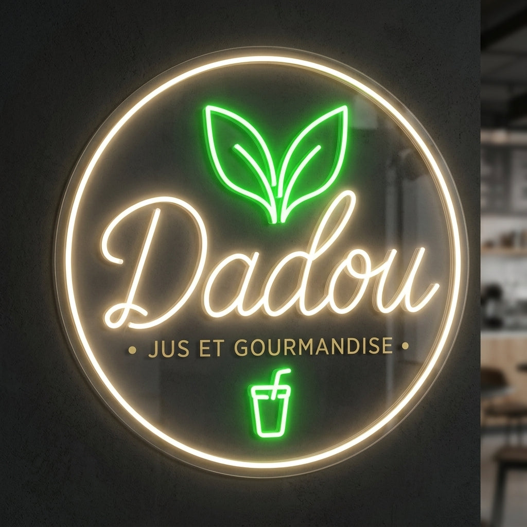 Dadou - Enseigne néon LED personnalisé