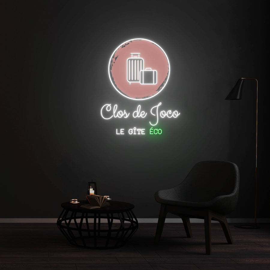 Enseigne LED Néon Personnalisée -  Clos de Joco