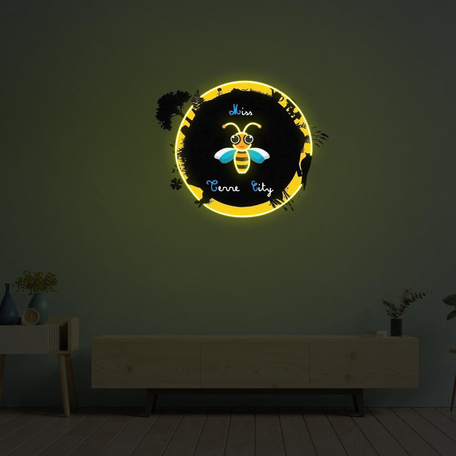 Enseigne LED Néon Personnalisée - Miss Terre City