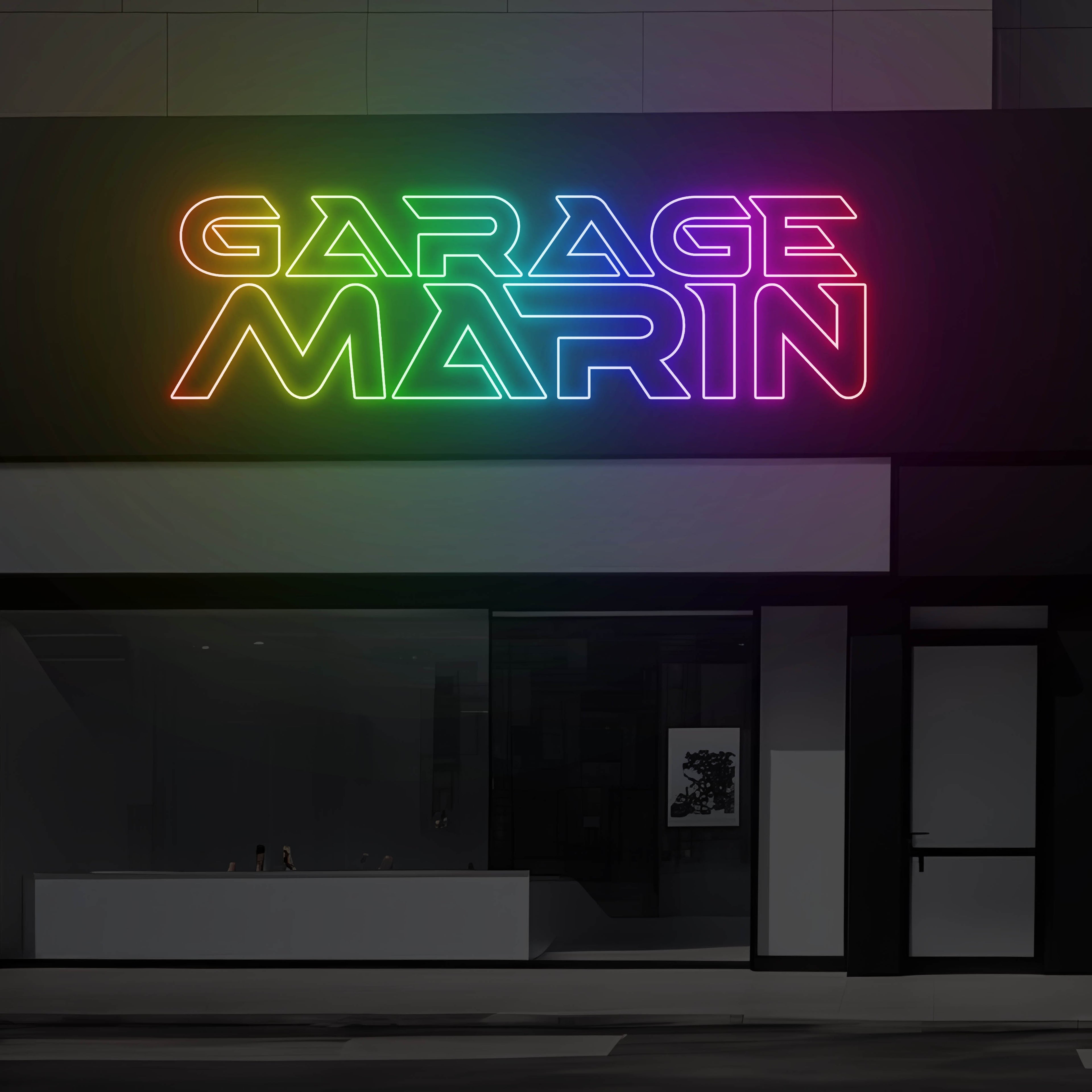 Néon Garage Marin
