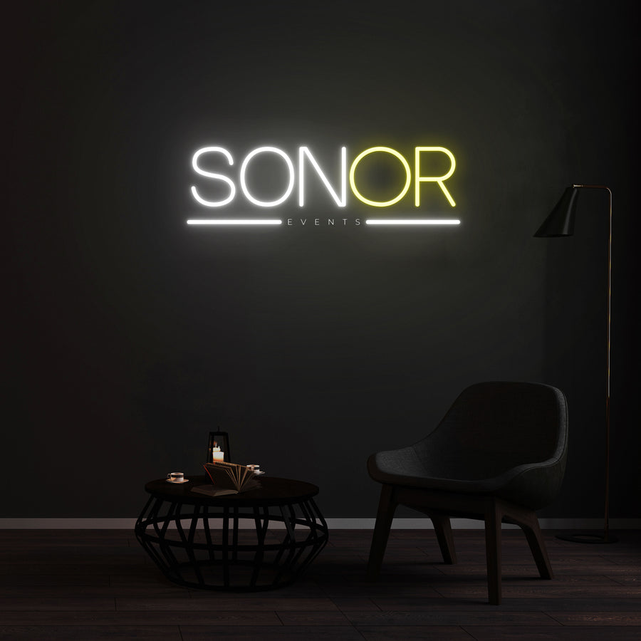 Enseigne LED Néon Personnalisée - SONOR