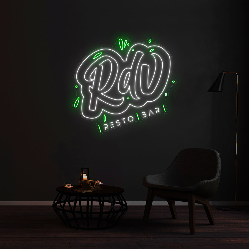 Néon RDV RESTO BAR
