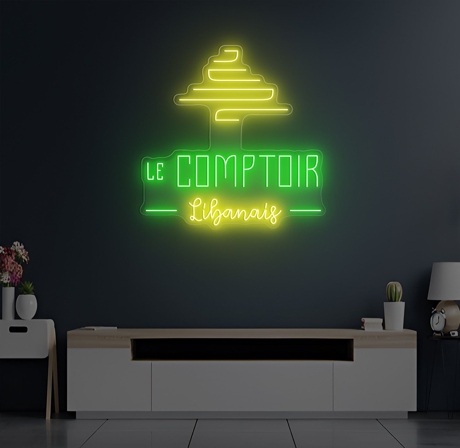 Custom LED Neon Sign LE COMPTOIR LIBANAIS