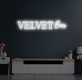 Enseigne LED Néon Personnalisée Velvet Bar Paris
