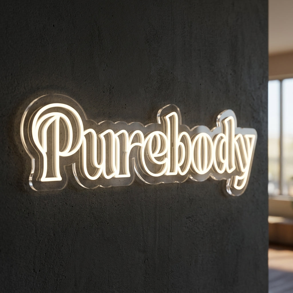 Purebody - Enseigne néon LED personnalisé