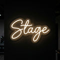 Stage - Enseigne néon LED personnalisé