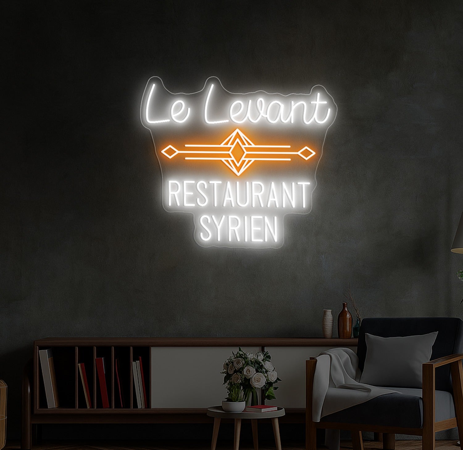 Enseigne LED Néon Personnalisée Le Levant