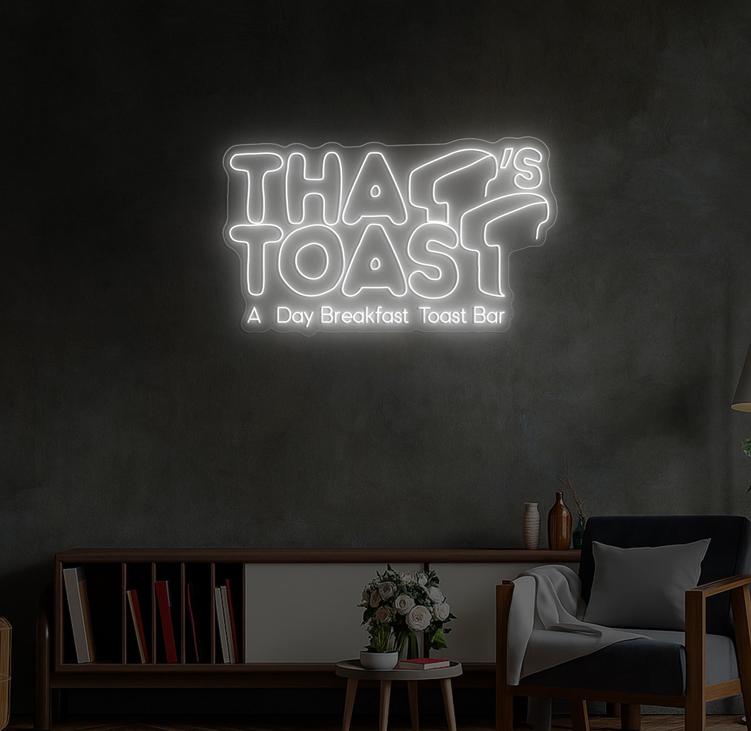 Enseigne LED Néon Personnalisée That's Toast