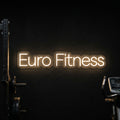 Euro Fitness - Enseigne néon LED personnalisé