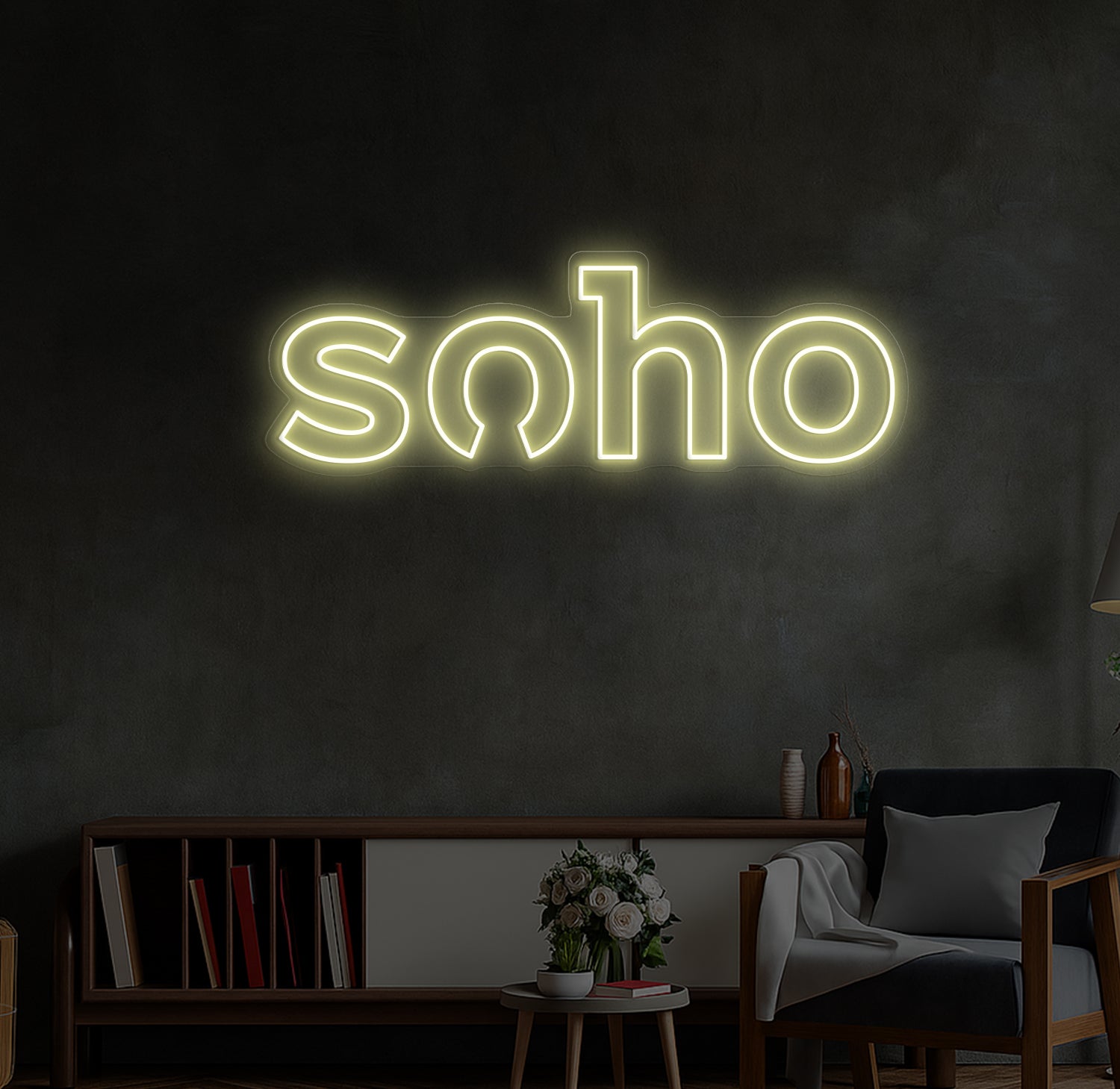 Enseigne LED Néon Personnalisée Soho Basel