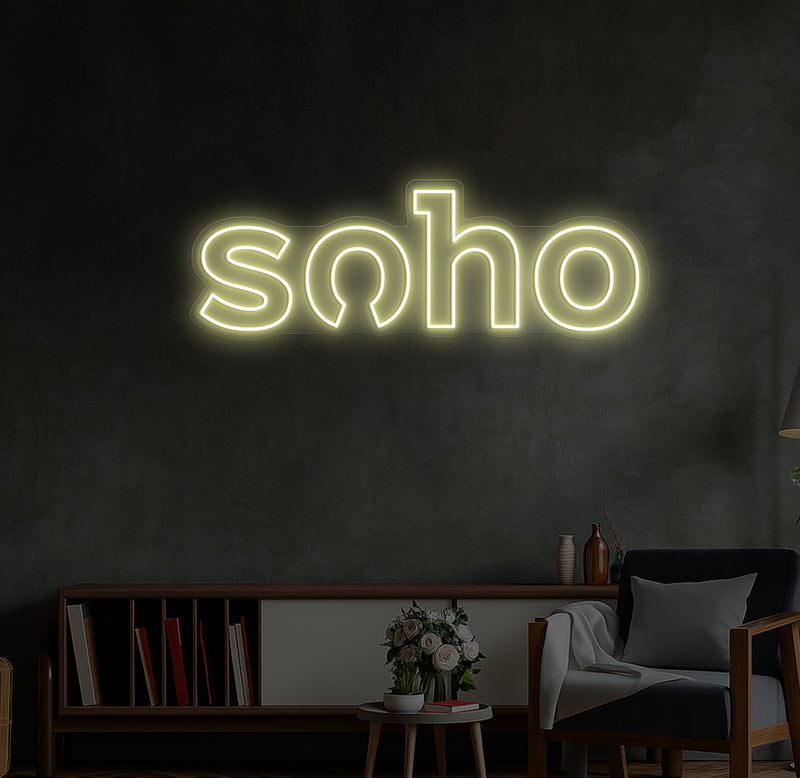 Enseigne LED Néon Personnalisée Soho Basel