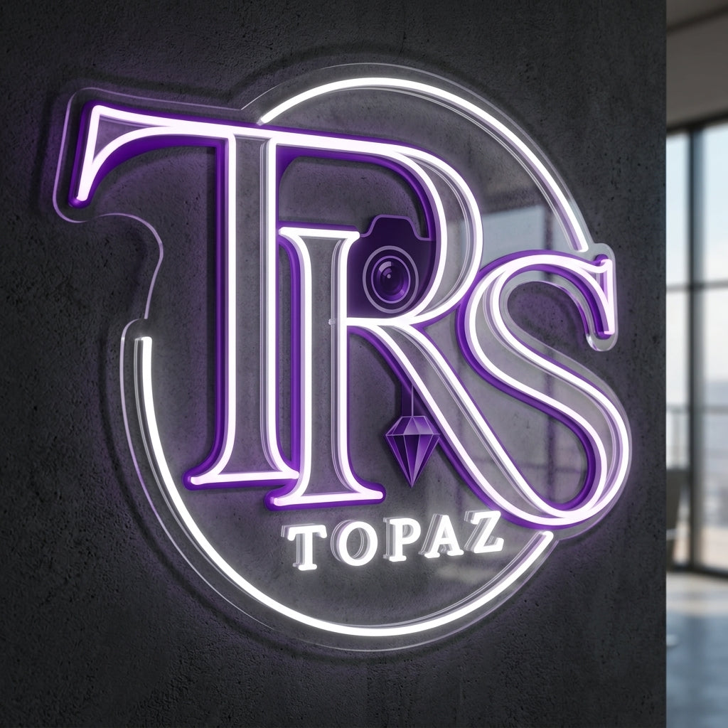 TRS Topaz - Enseigne néon LED personnalisé