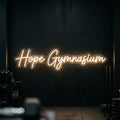 Hope Gymnasium - Enseigne néon LED personnalisé