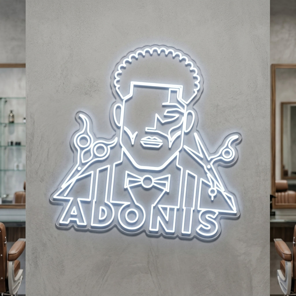 Adonis - Enseigne néon LED personnalisé