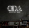 Enseigne LED Néon Personnalisée ODA Rooftop Bar