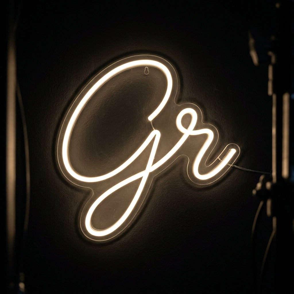 Gr - Enseigne néon LED personnalisé