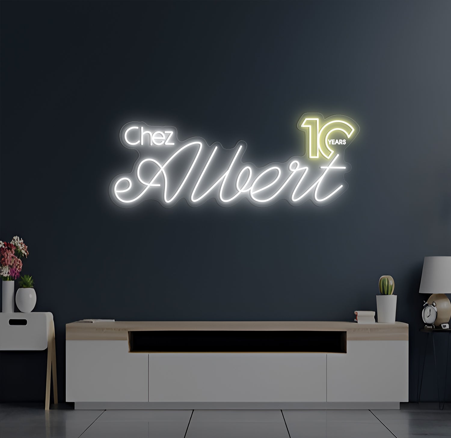 Custom LED Neon Sign at Albert's