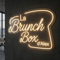 La Brunch Box d'alex - Enseigne néon LED personnalisé · Waterproof