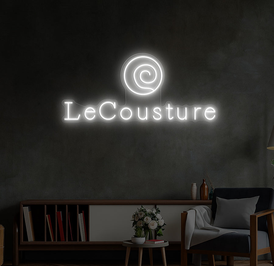Enseigne LED Néon Personnalisée Hôtel le Cousture