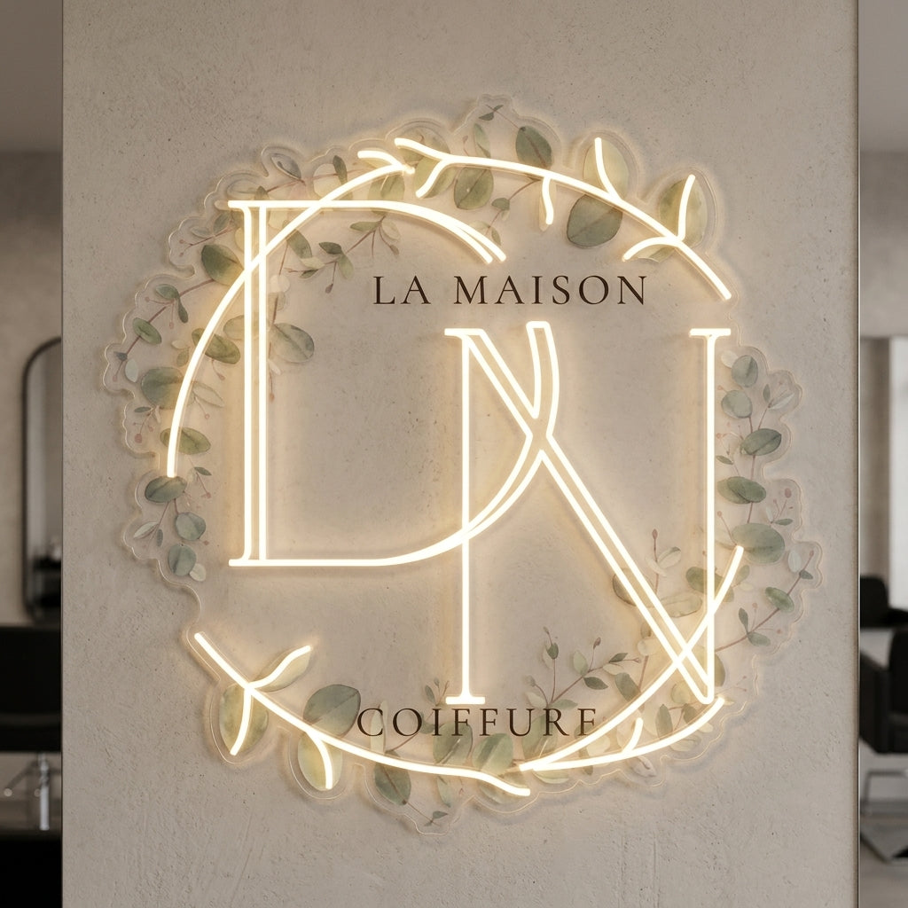 La maison D.N - Enseigne néon LED personnalisé