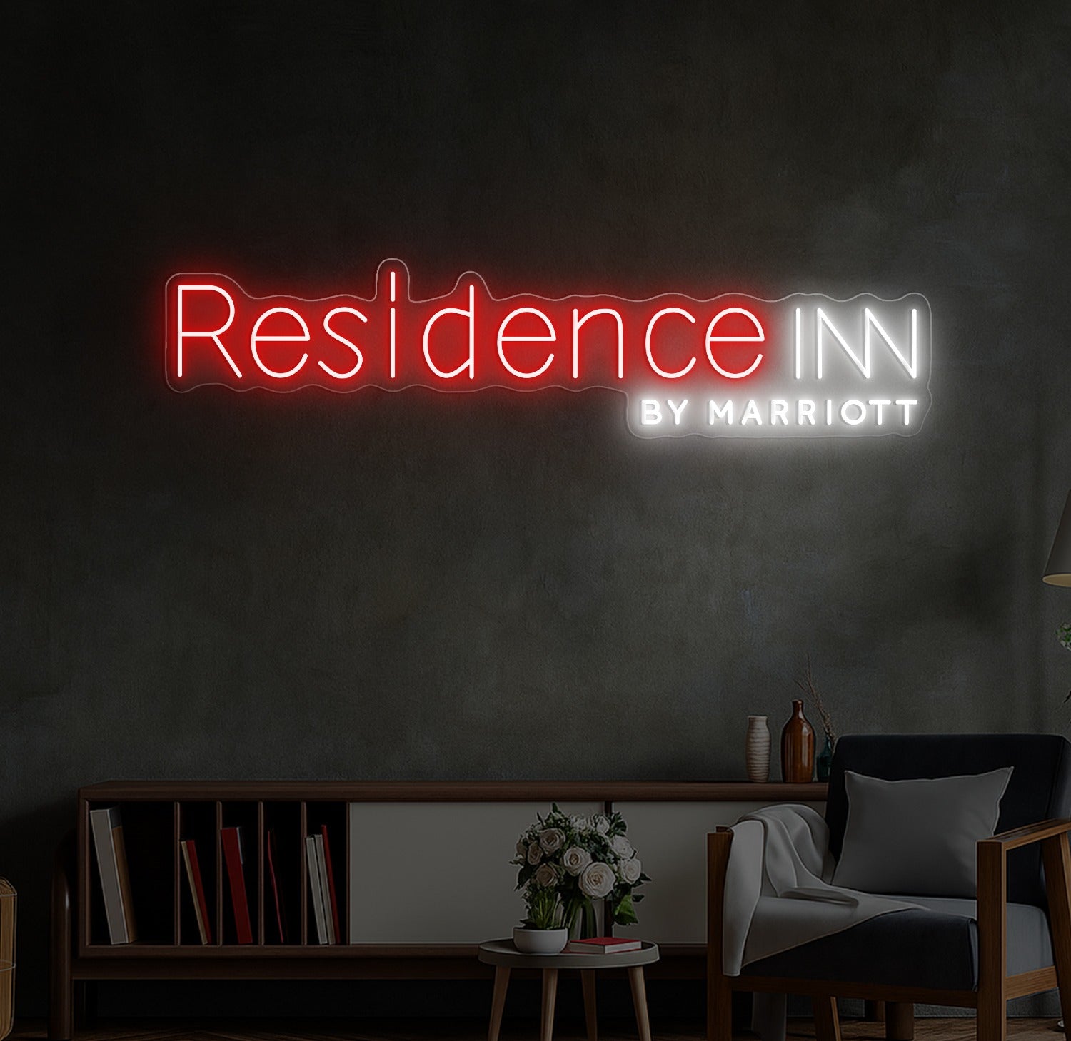 Enseigne LED Néon Personnalisée Marriott Toulouse
