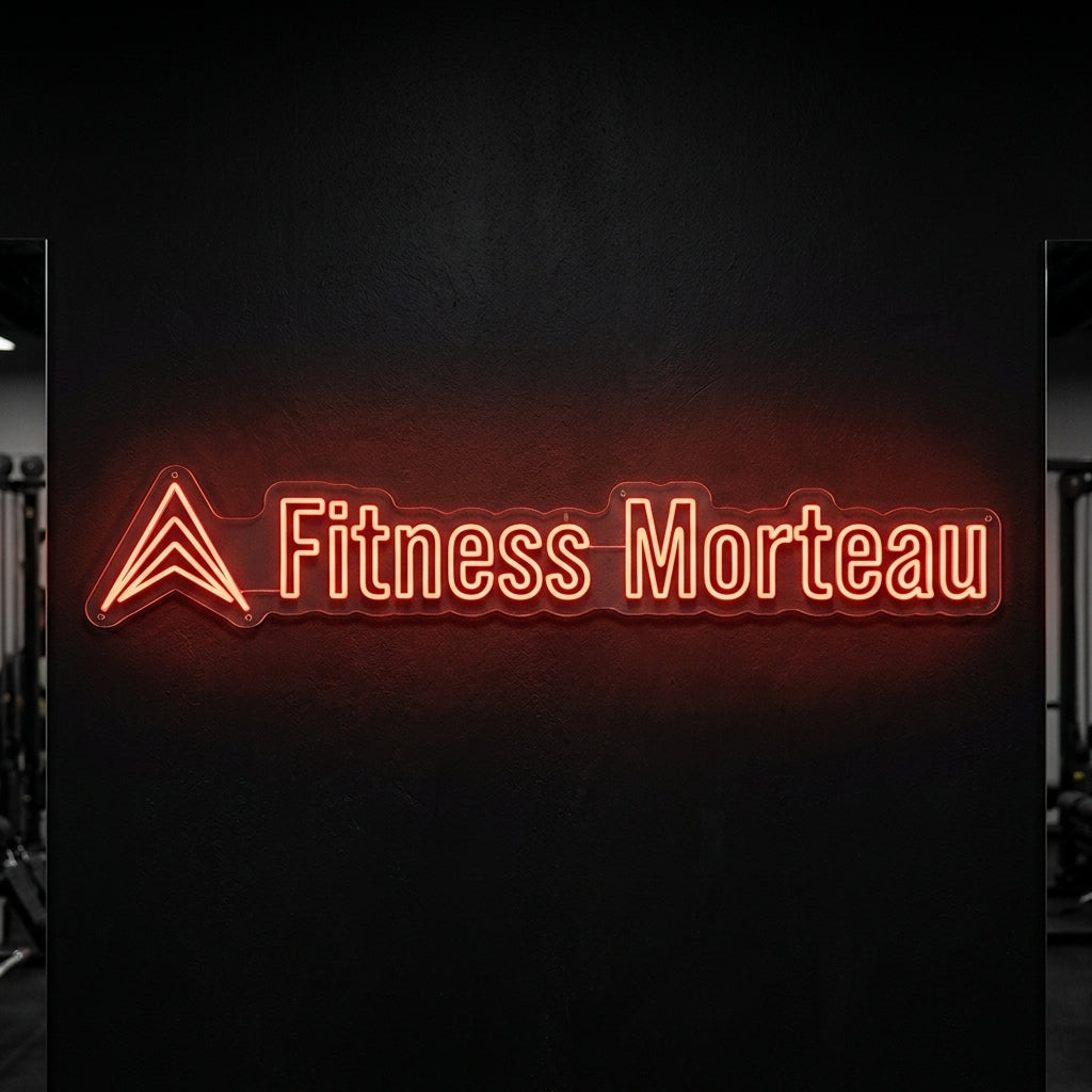 Fitness - Enseigne néon LED personnalisé