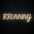 RRUNNING - Enseigne néon LED personnalisé