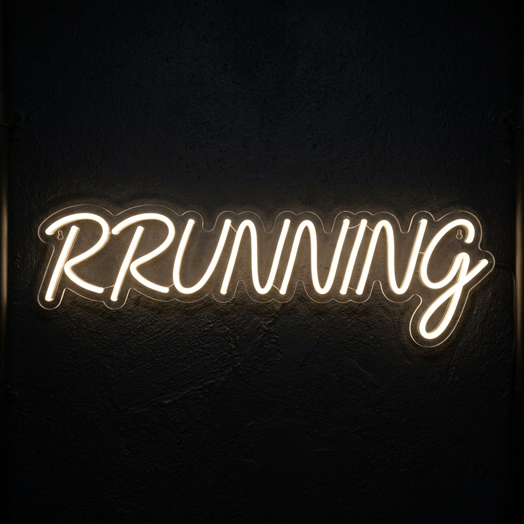 RRUNNING - Enseigne néon LED personnalisé
