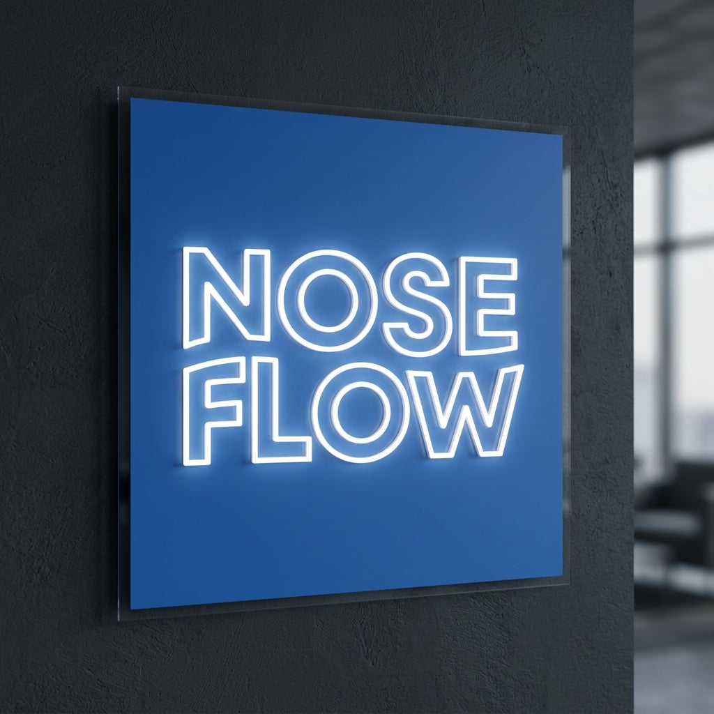 NOSE FLOW - Enseigne néon LED personnalisé