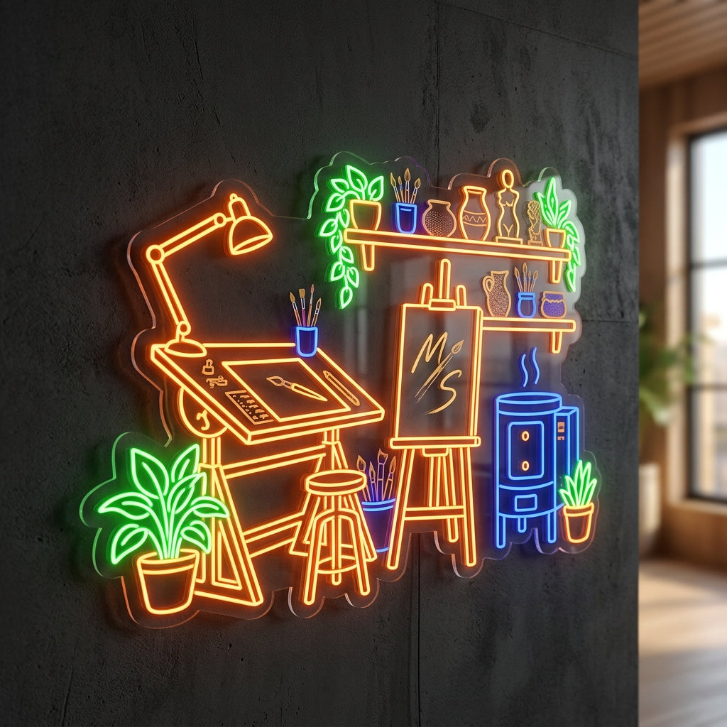 Le studio de Morgan - Enseigne néon LED personnalisé