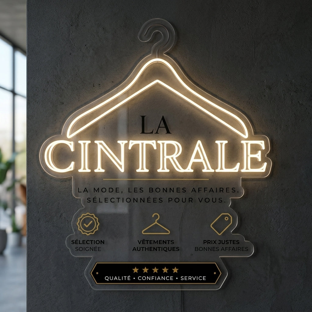 Enseigne néon LED personnalisée · Réf. 717