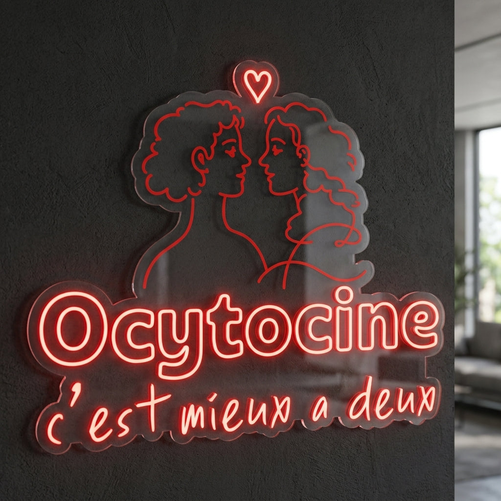 Ocytocine - Enseigne néon LED personnalisé