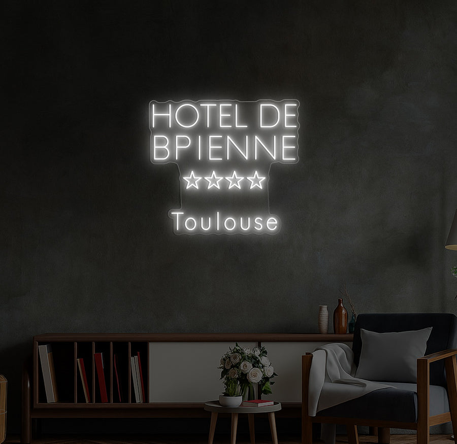 Custom LED Neon Sign for the Hotel de Brienne