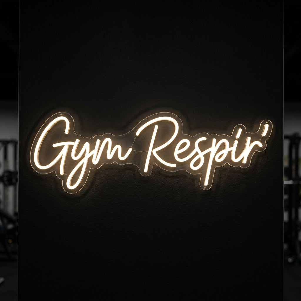 Gym Respir' - Enseigne néon LED personnalisé