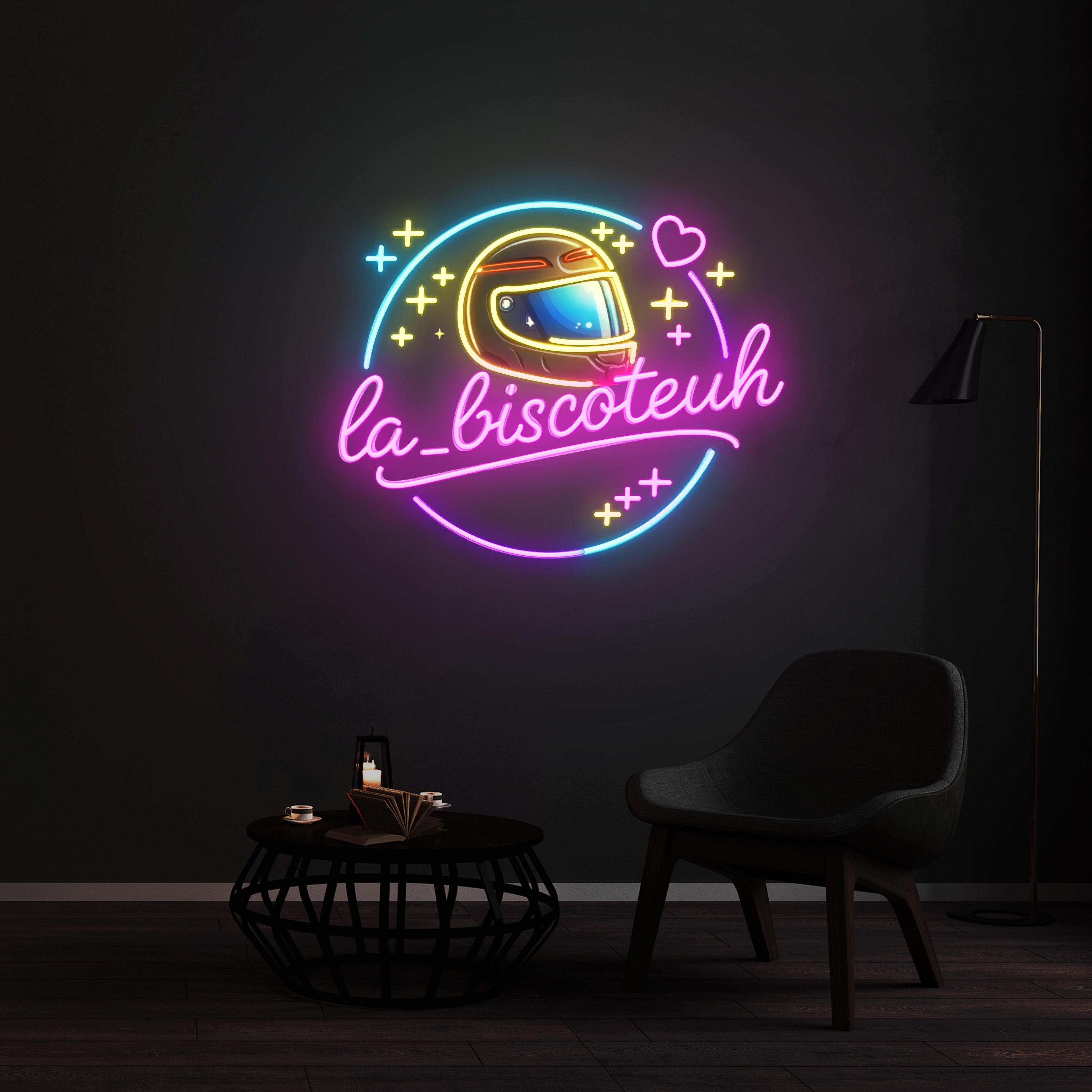 Personnalisation Enseigne LED Néon -la_biscoteuh